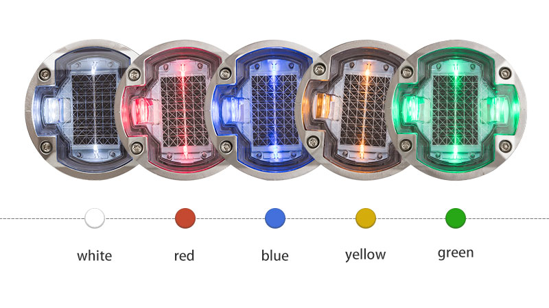 Compressive Solar Stud For Road Pavement Marker color