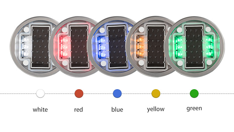 Cats Eyes LED Solar Stud for Road color