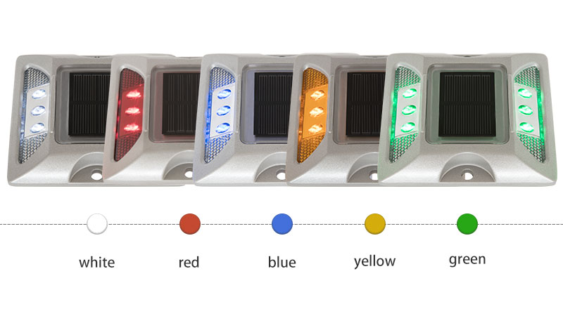 Raised LED Solar Stud For Road With Cheap Price COLOR